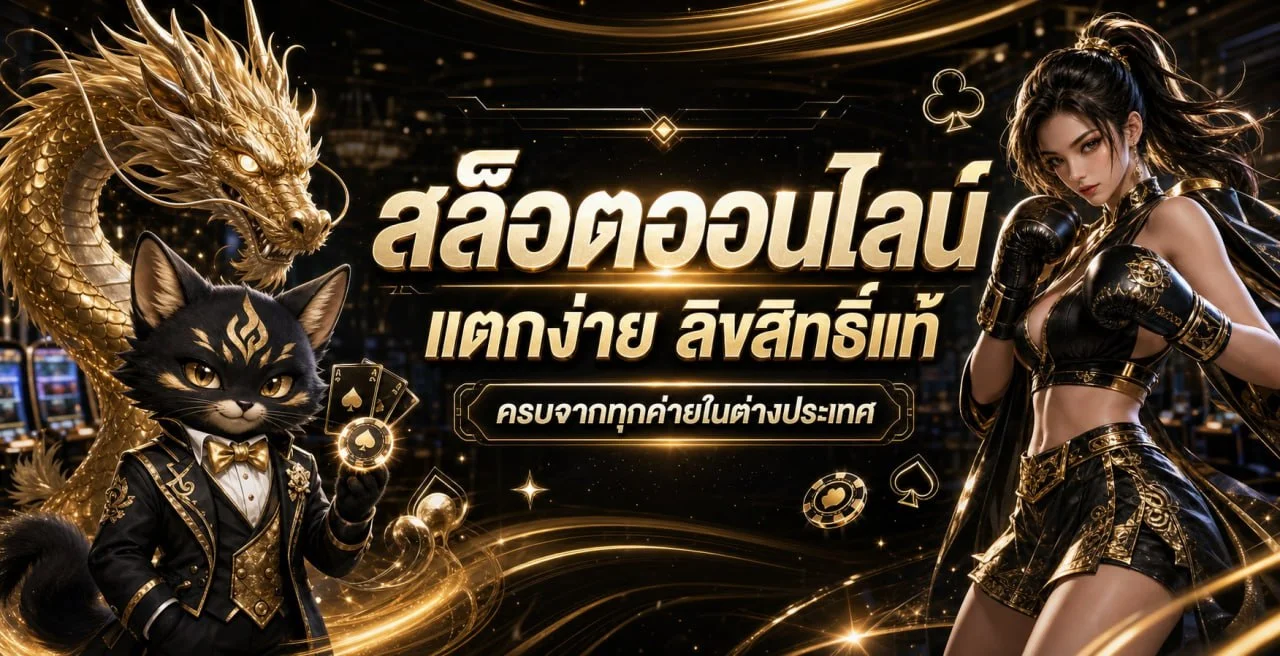 แบนเนอร์สล็อตออนไลน์ X168AI โทนดำส้ม